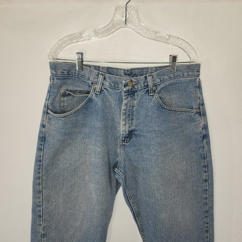 Vintage WRANGLER GORPCORE Festival Straight Leg Hi-Rise UNISEX Jeans Size 34X29 - Picture 5 of 16